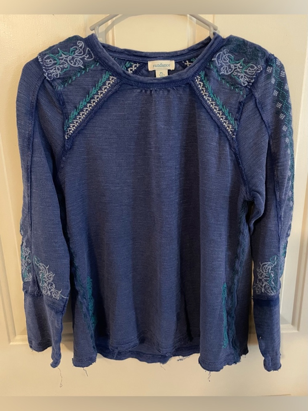 Sundance embroidered top